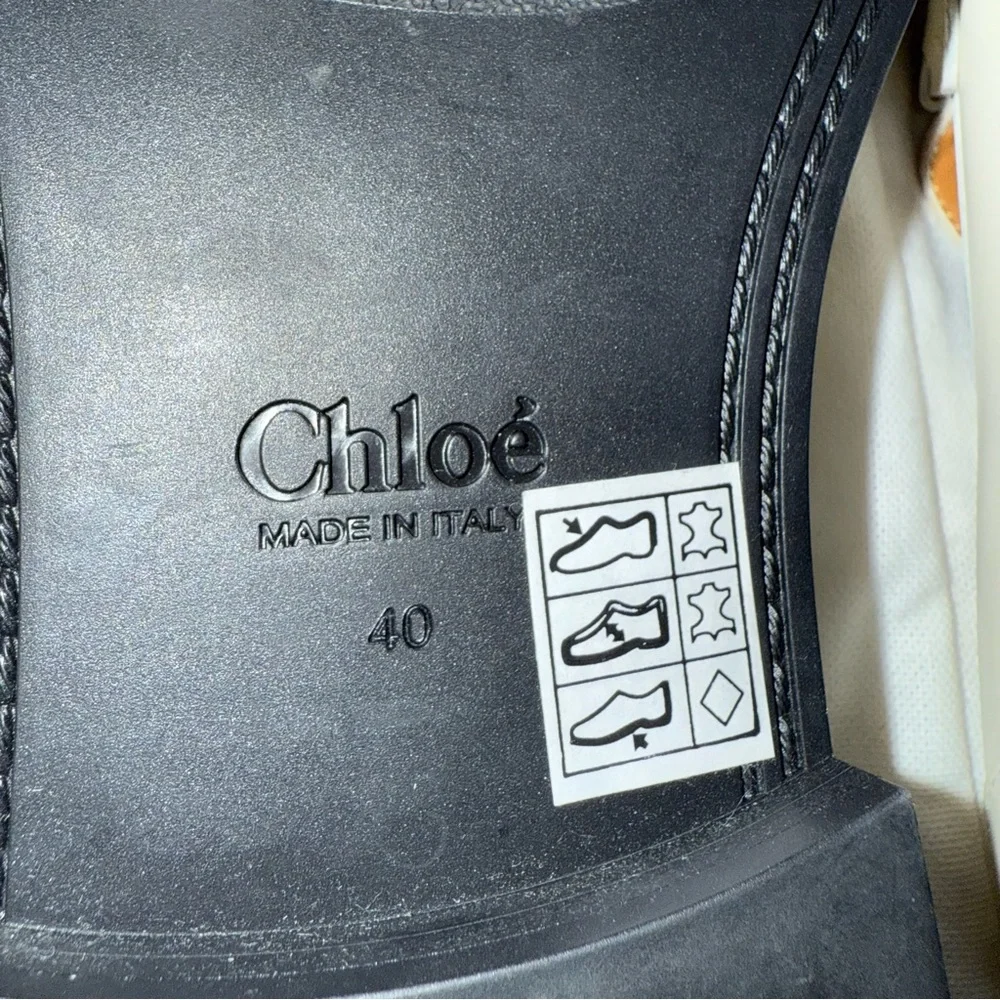 New Chloe Marci Off-White Loafer size 40. - Picture 13 of 13
